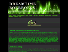 Tablet Screenshot of dreamtimeboerboels.com